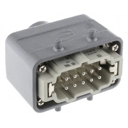 Han E Series 10 Way Male 16A Connector Kit